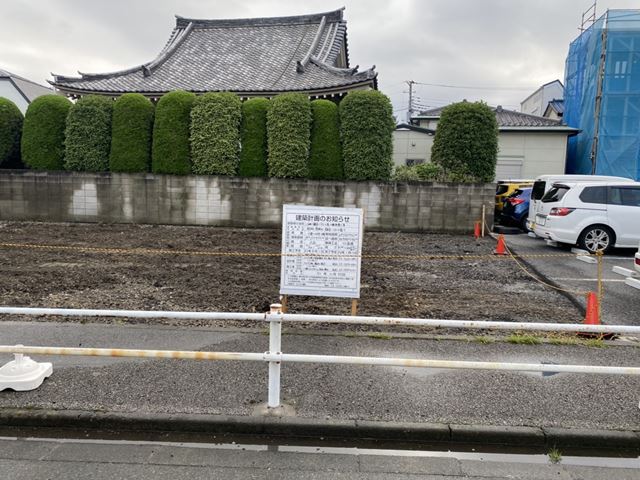 東京都葛飾区鎌倉の駐車場アスファルト撤去工事後の様子です。